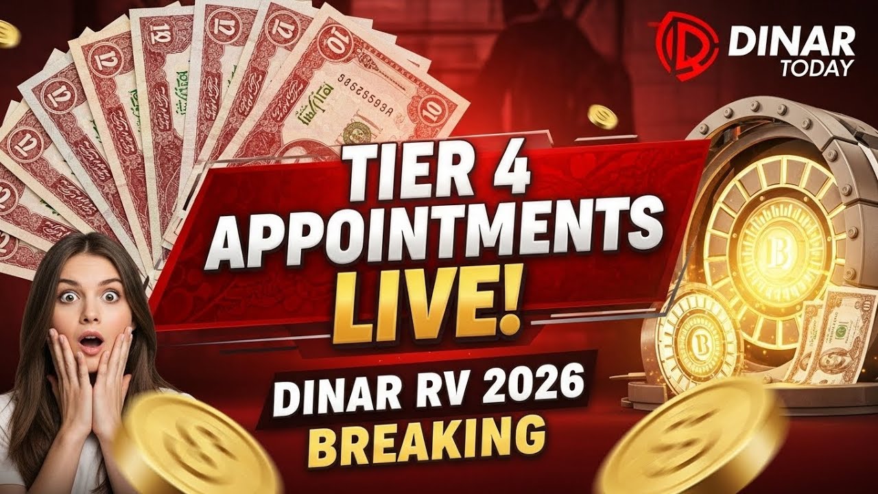 🚨BREAKING_ Tier 4 Appointments LIVE &ndash; Iraqi Dinar RV Finally Moves Forward! 🏦💰 2026 UPDATE