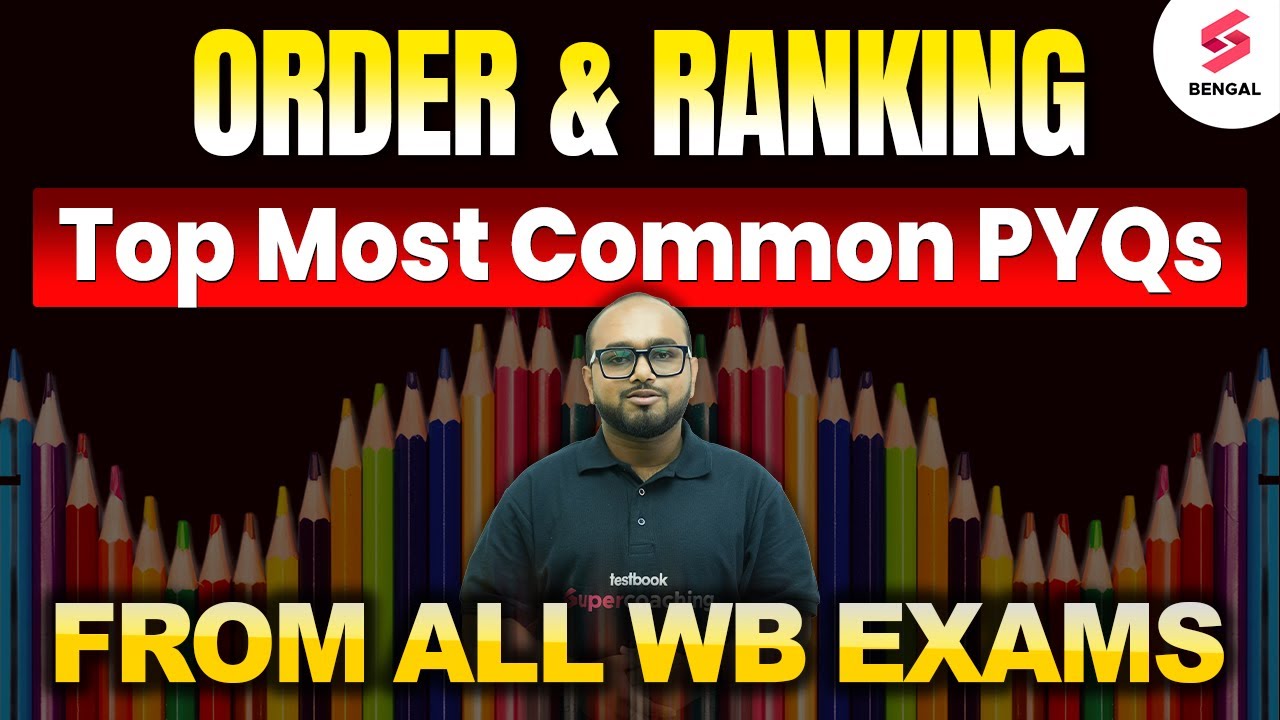 Order And Ranking Reasoning Questions | Top Order And Ranking Questions 2024 | By Dibyendu Sir
