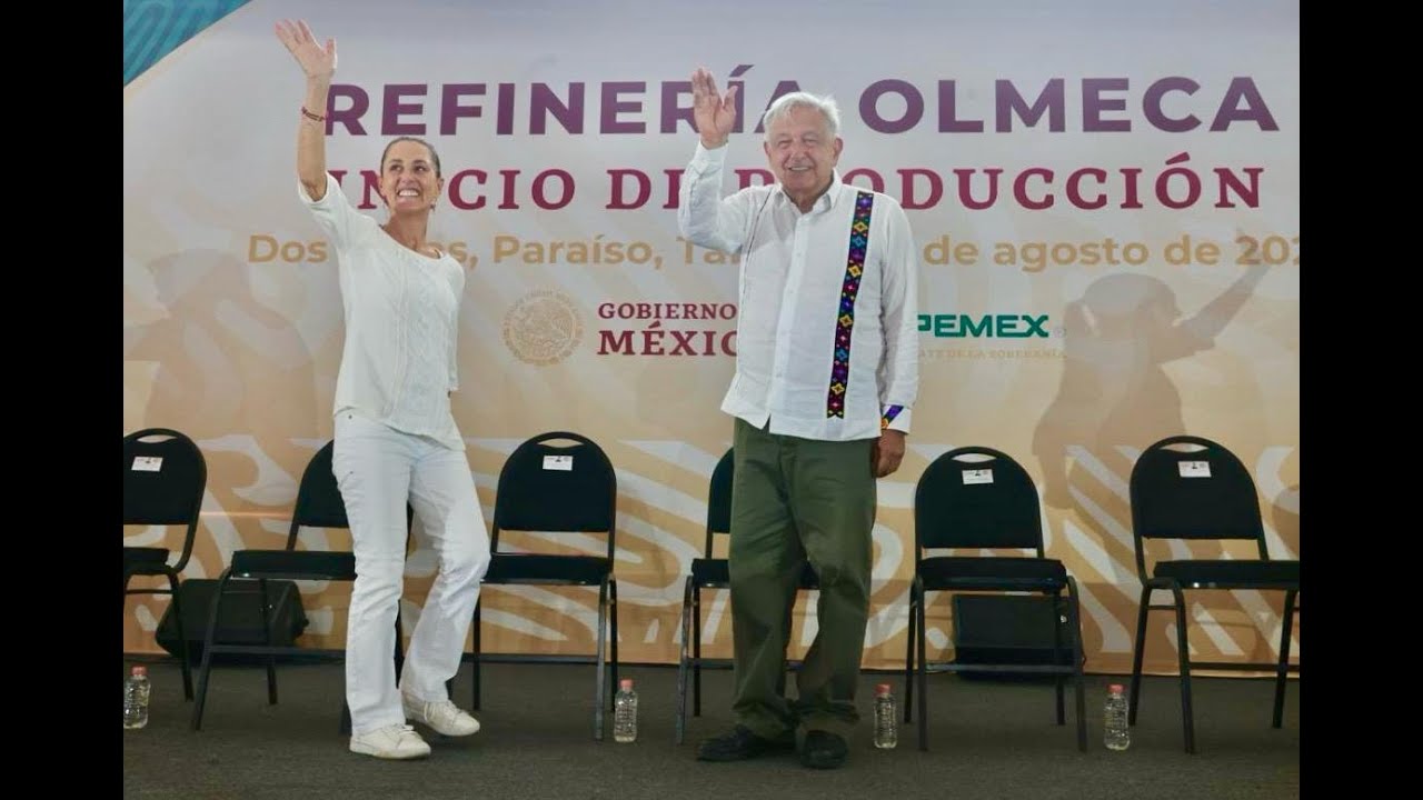Inicio de producción de la refinería Dos Bocas “Olmeca”