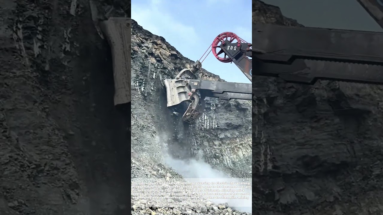 Mining Powerhouse: How Giant Shovels Extract Tons in Seconds