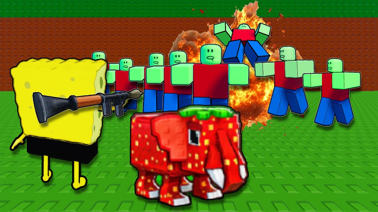 ROBLOX SHOOT ZOMBIES FOR BRAINROTS