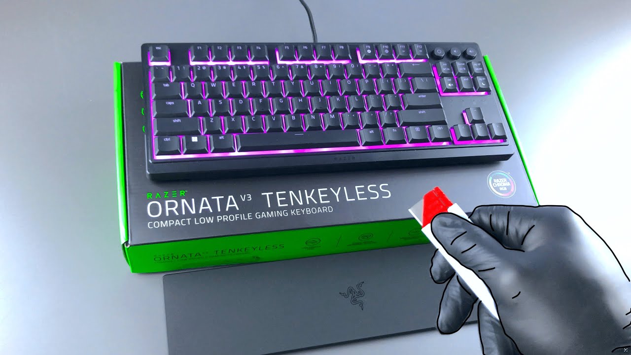 Razer Ornata V3 Tenkeyless Unboxing + Gameplay!
