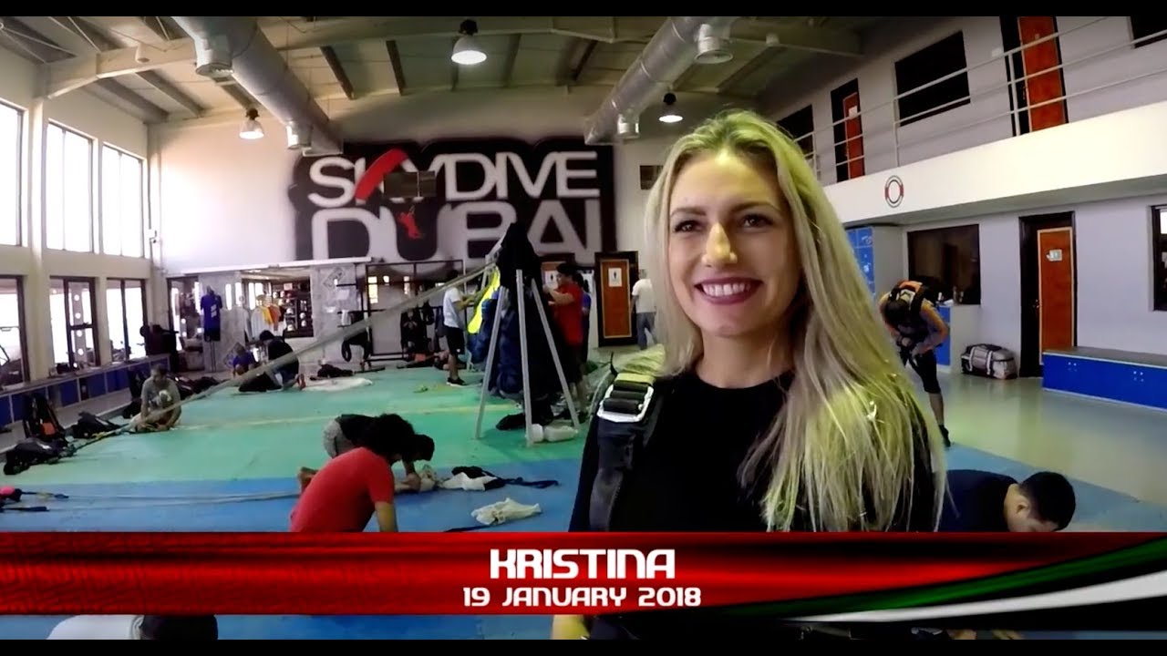 SKYDIVE DUBAI - Kristy 19.01.2018