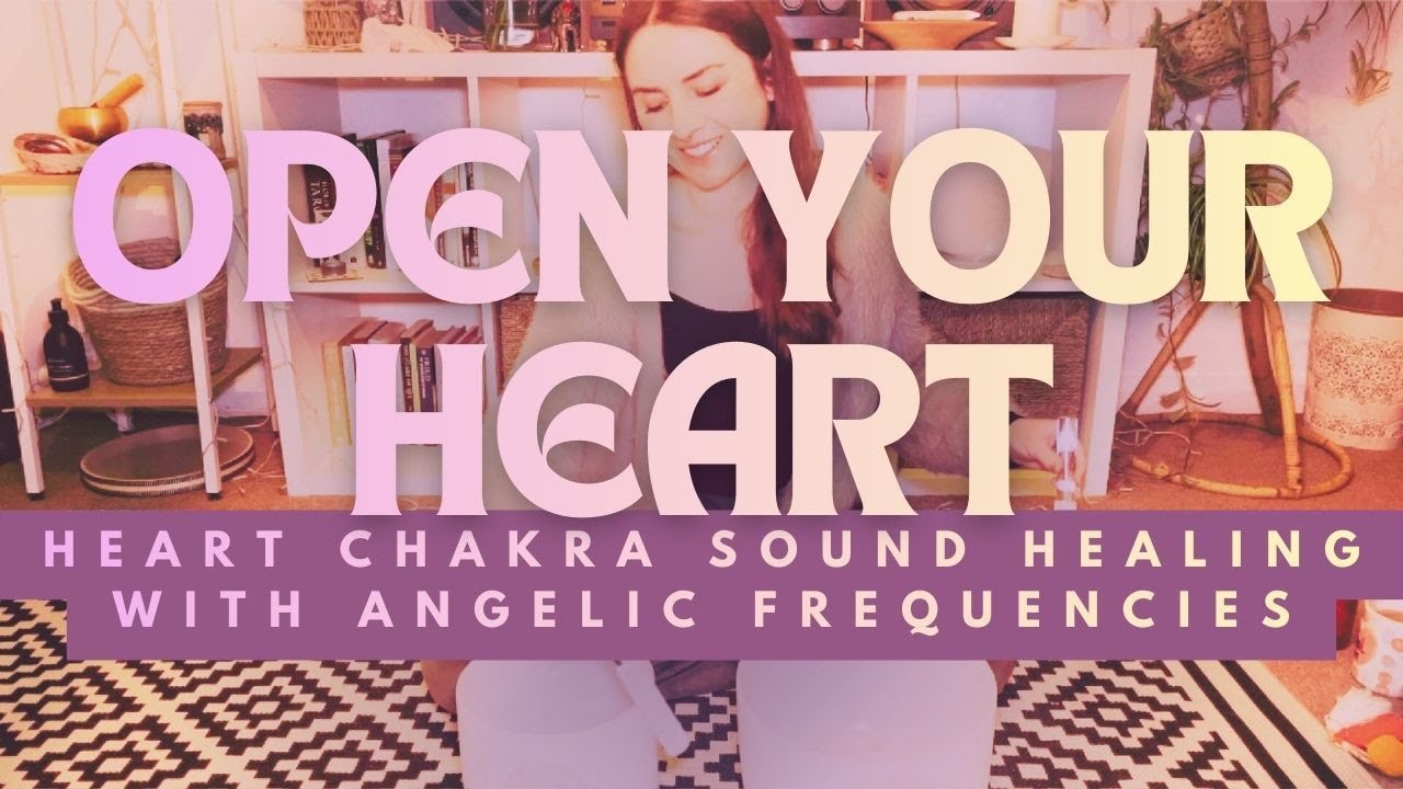 Solfeggio Frequencies Heart Healing | Heart Chakra Sound Bath with Light Language