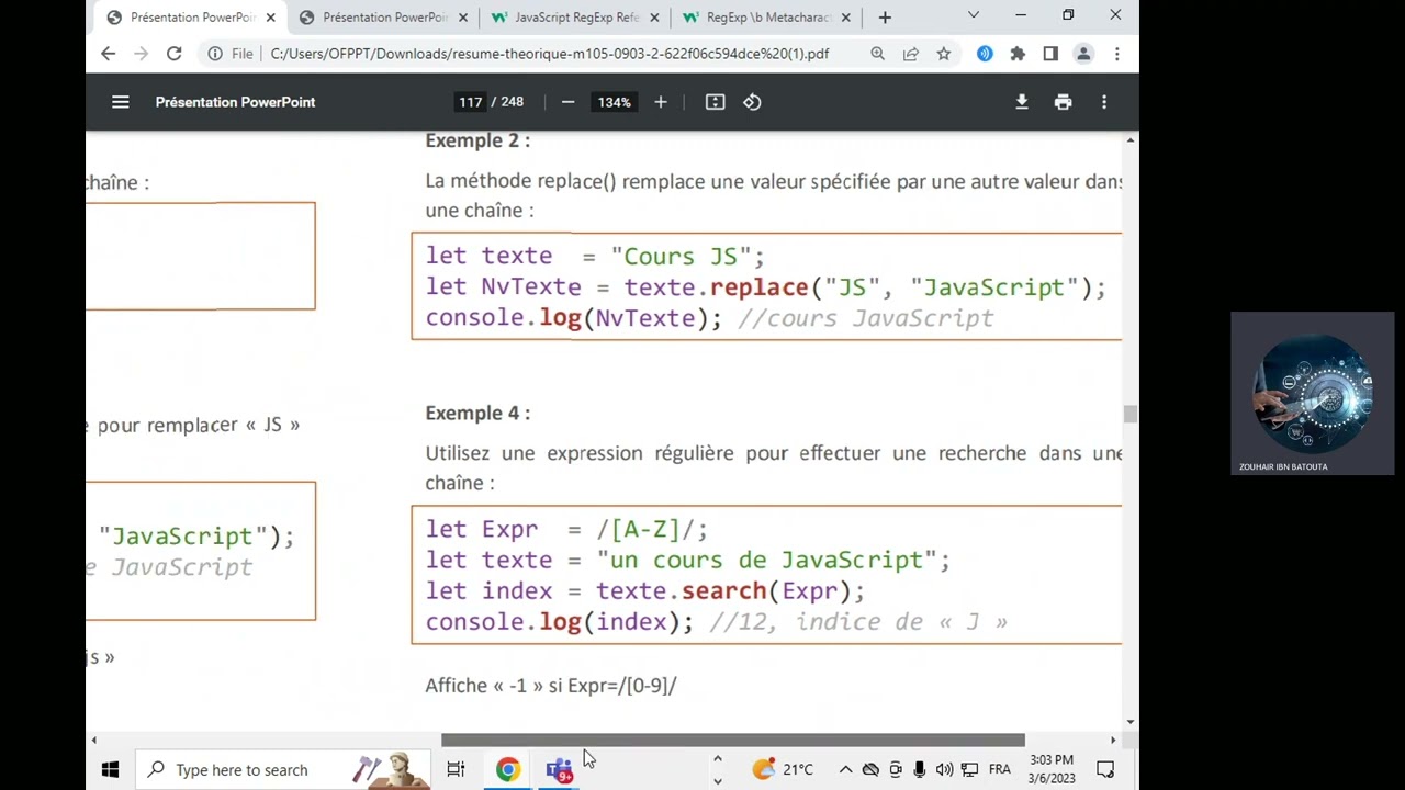 54. Javascript: Les Expressions Régulières
