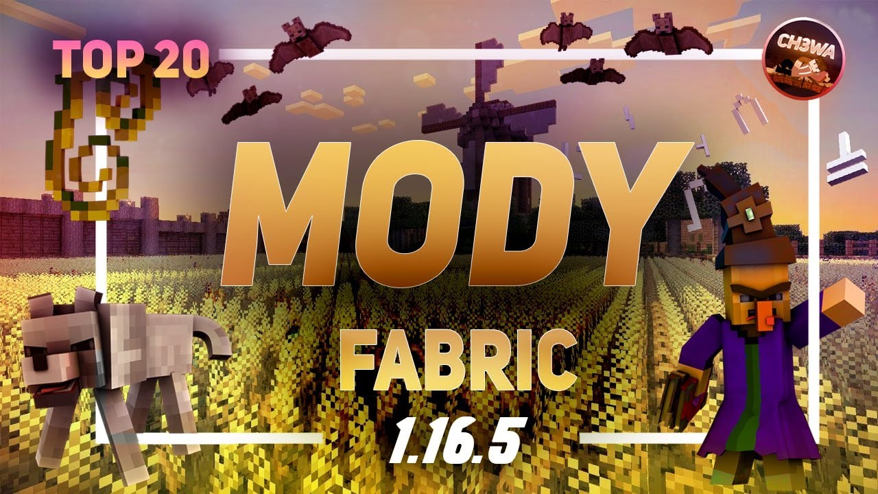 TOP 20 FABRIC MODÓW DO MINECRAFTA 1.16.5 (NAJLEPSZE MODY MINECRAFT 2020/2021)