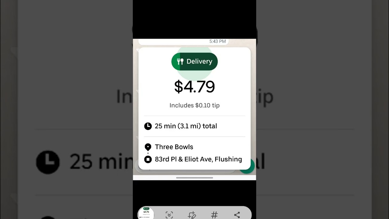 Uber Eats tips