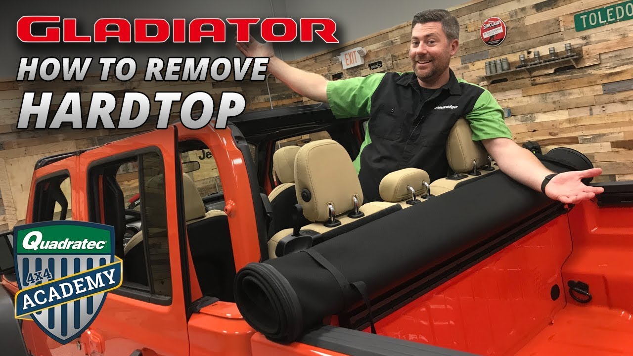 How to Remove the Hardtop from your Jeep Gladiator JT