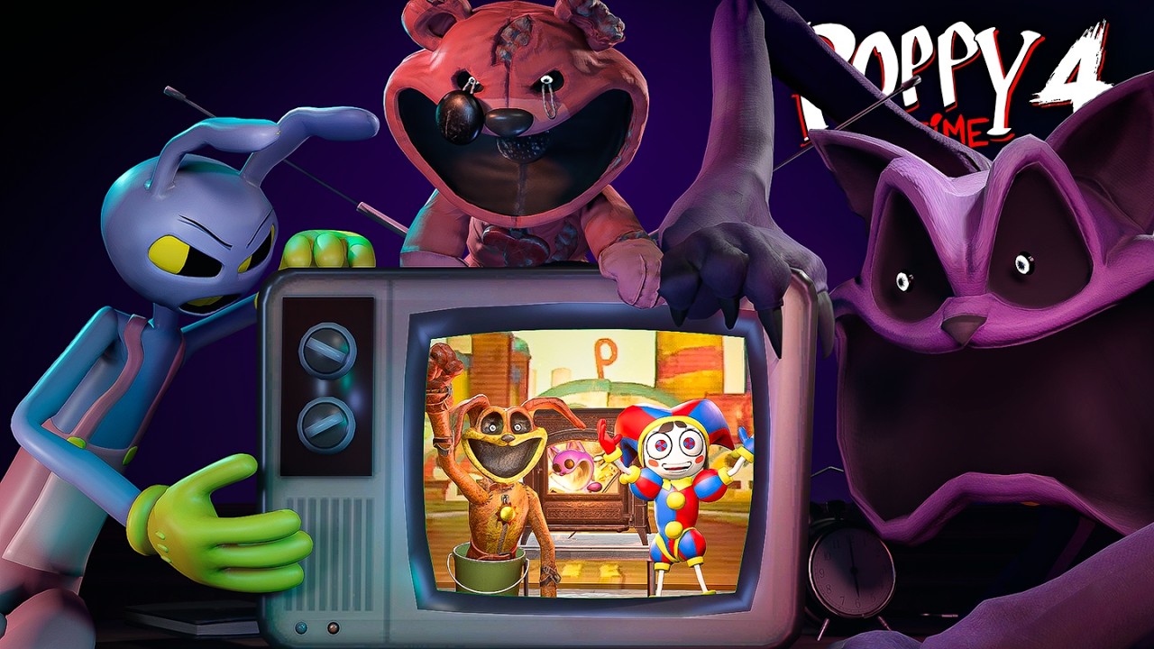 Monster Poppy School (Episode 33) | CATNAP'S Burning Surprise 🔥🐱 | CarMe