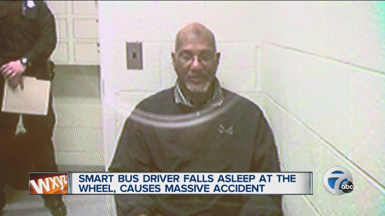 SMART Bus driver falls asleep at the wheel, causes massive accident