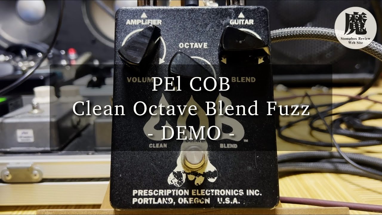 今や高値で取引されるオクターブファズの名機！PEI C.O.B. Clean Octave Blendを弾いてみた