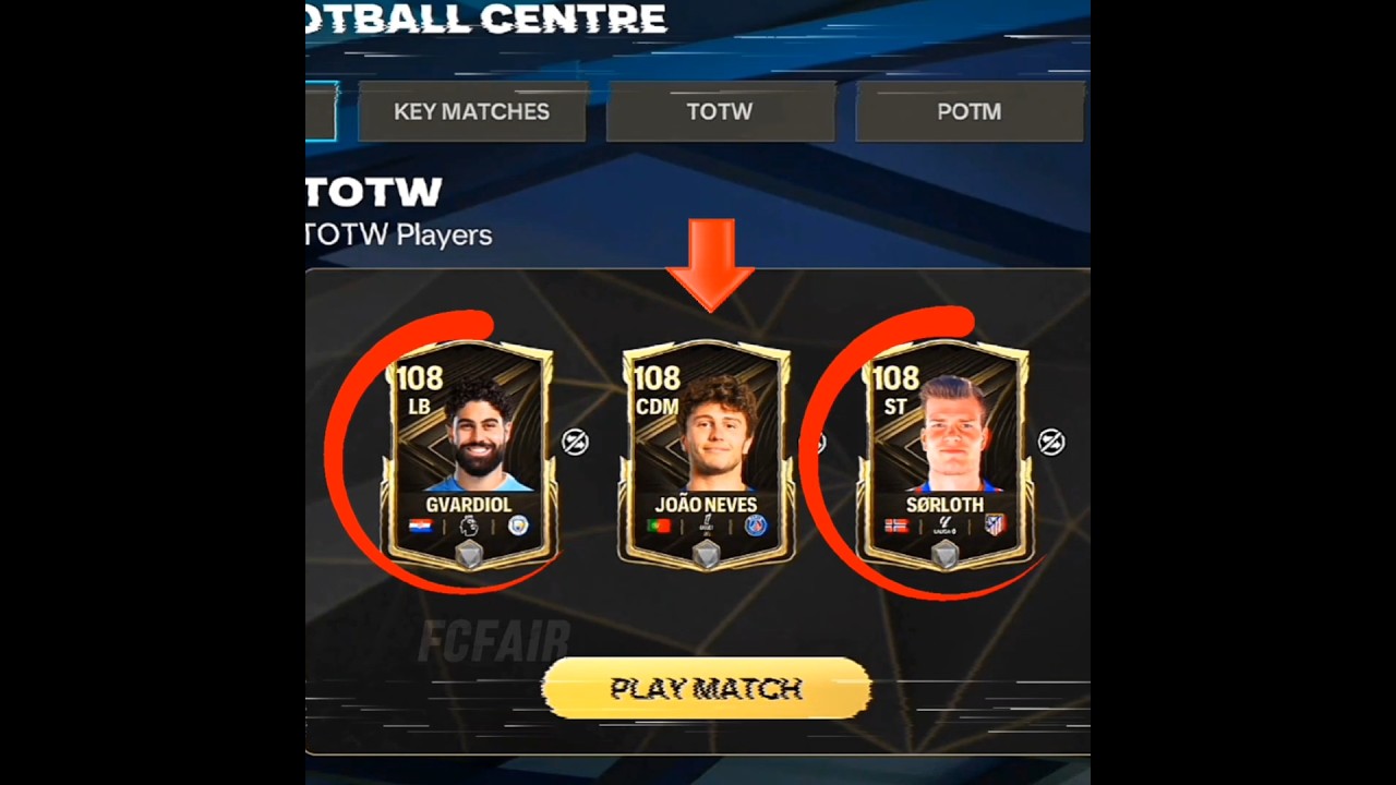 Totw 26 Card is not showing ✅ #fifamobile #fifa #easports #eafc25 #fcmobile #fc25 #eafc26
