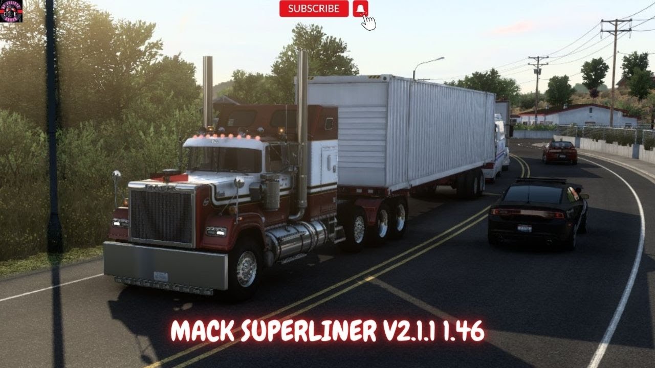 American Truck Simulator 1.46 MACK SUPERLINER V2.1.1 1.46