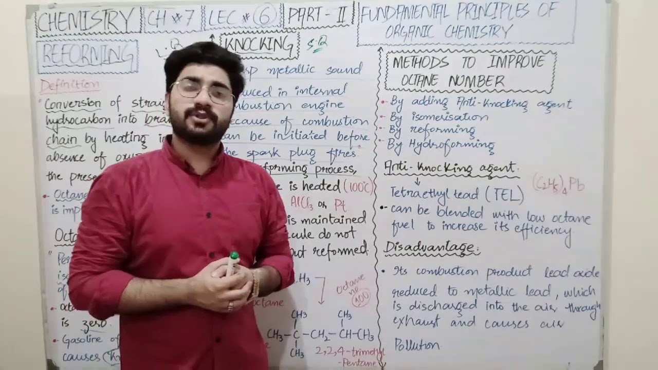 What is REFORMING ? What is OCTANE NUMBER ? |CH # 7| by MUHAMMAD SHAHZAIB KHAN |LEC # 6|