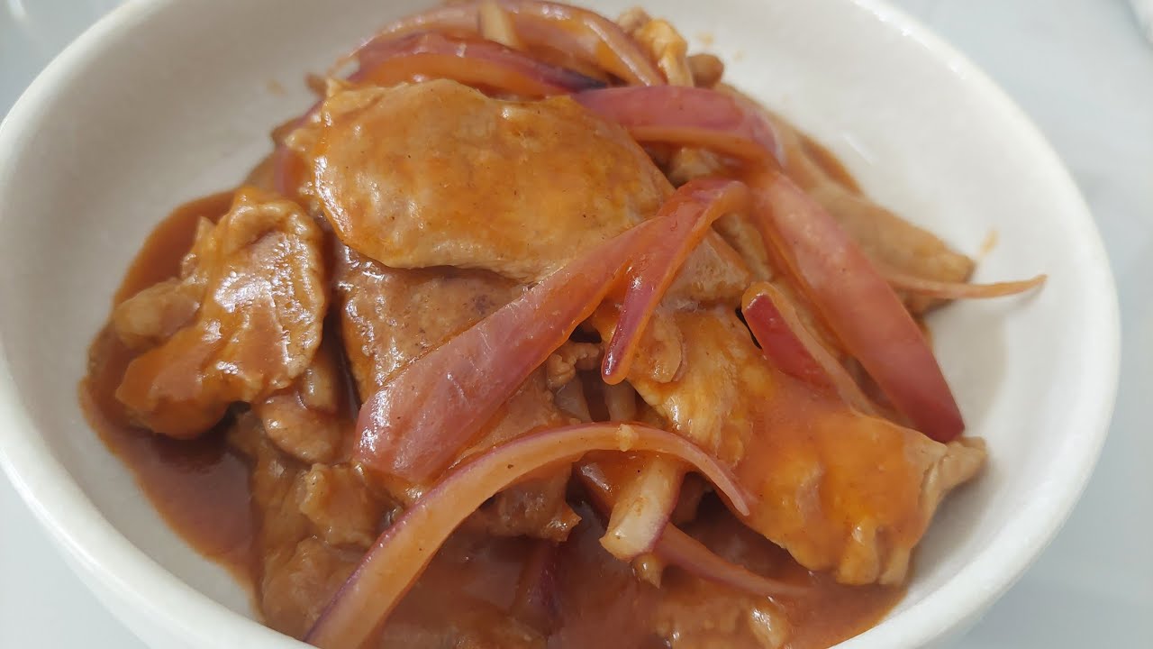 Menu simpel buat majikanku daging babi masak saos tomat asam manis supaya empuk ini rahasianya