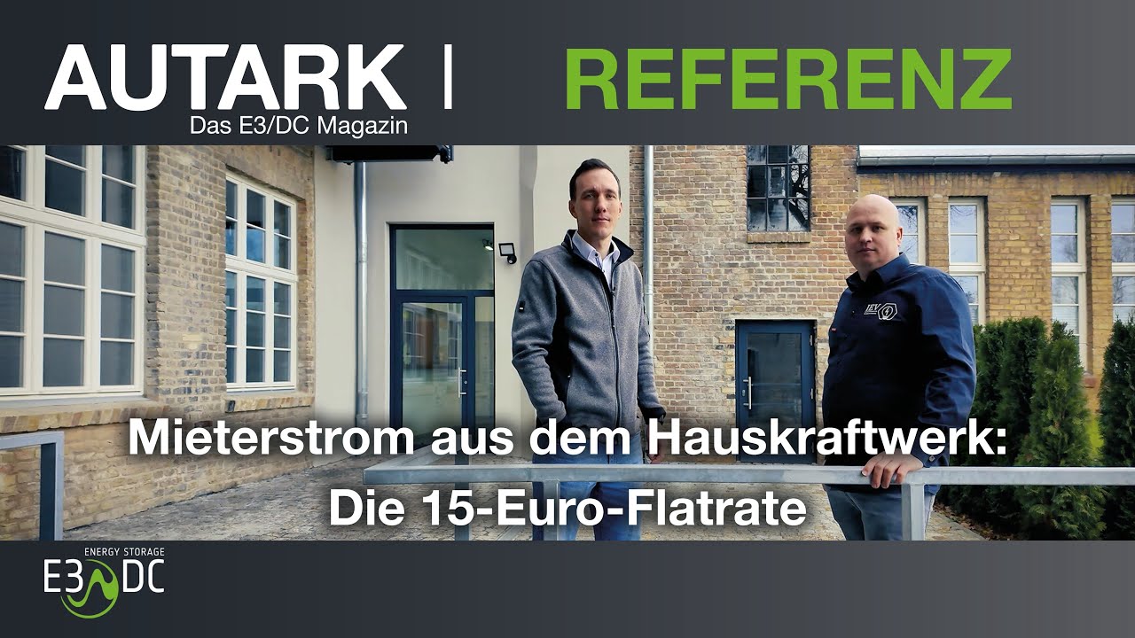 Mieterstrom aus dem Hauskraftwerk: Die 15-Euro-Flatrate