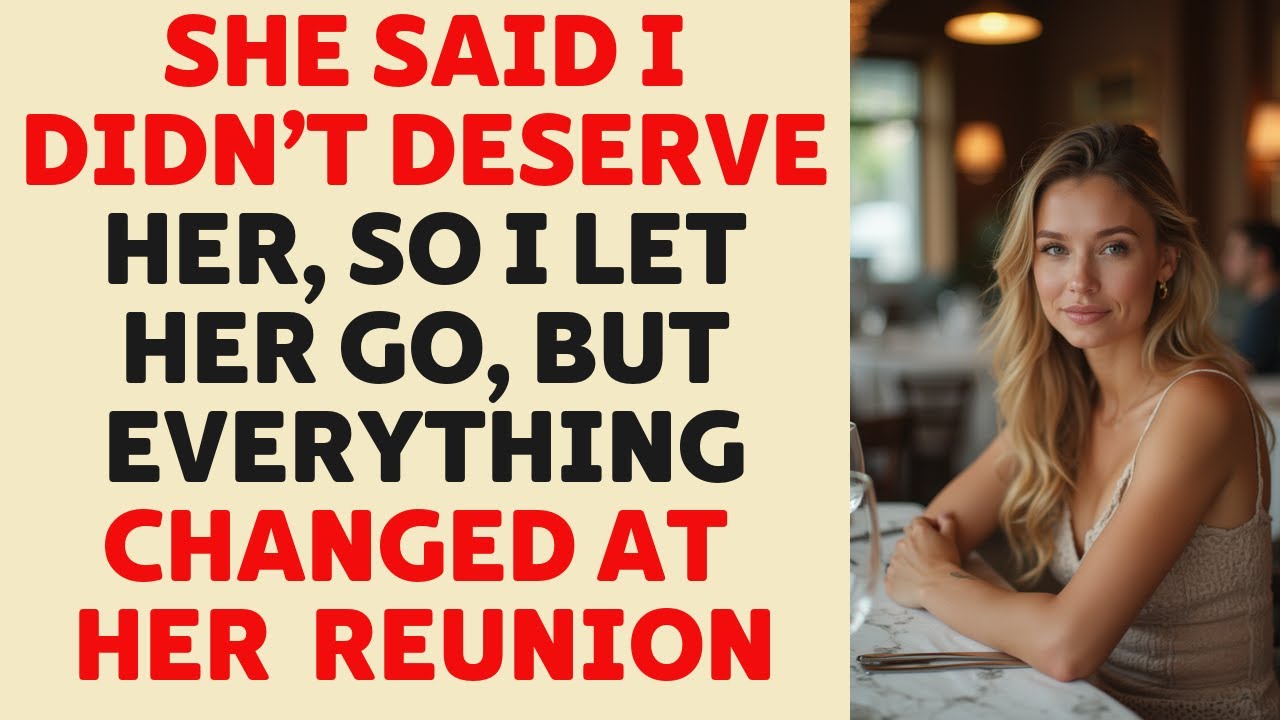 She Told Me I Wasn’t Good Enough, So I Let Her Leave, But At Her Reunion, The Truth Finally Came Out