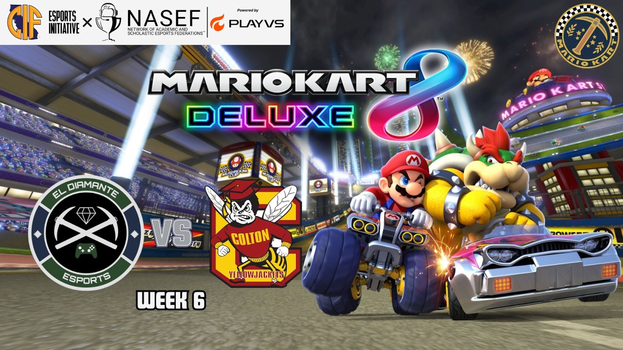 El Diamante vs. Colton - CIF Esports Initiative x NASEF - Mario Kart 8 Deluxe League - Week 6
