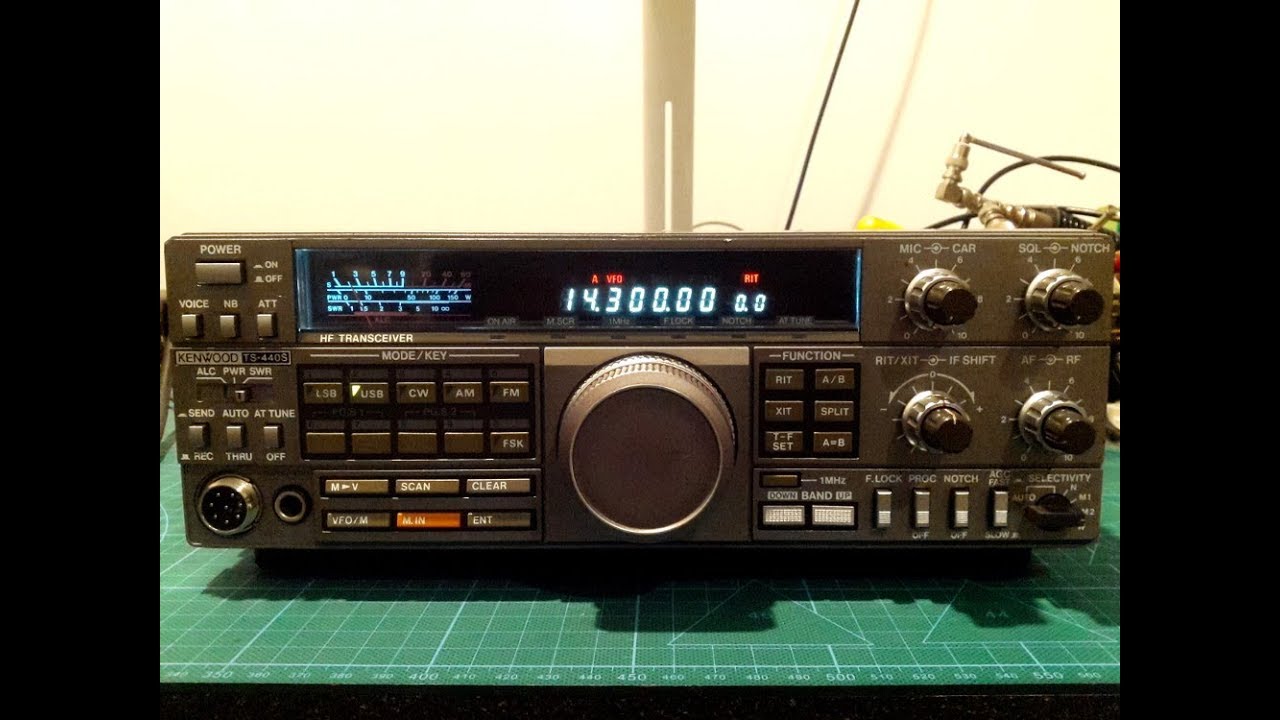 Kenwood TS-440S for Colin in QLD (D.O.T.S + RX & ATU demo)