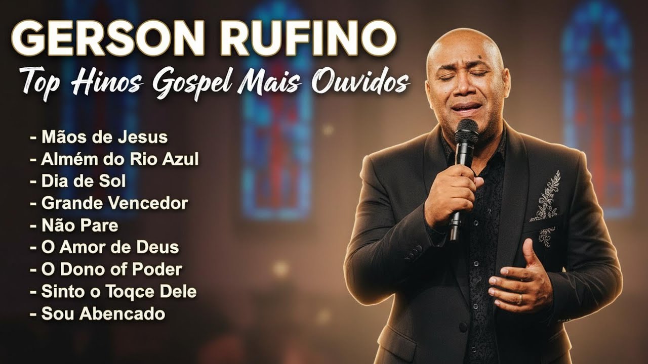 GERSON RUFINO || RECONTRUCAO , VAI PASSAR, DIA DE SOL,.. Melhores Músicas Gospel 2026 #gersonrufino