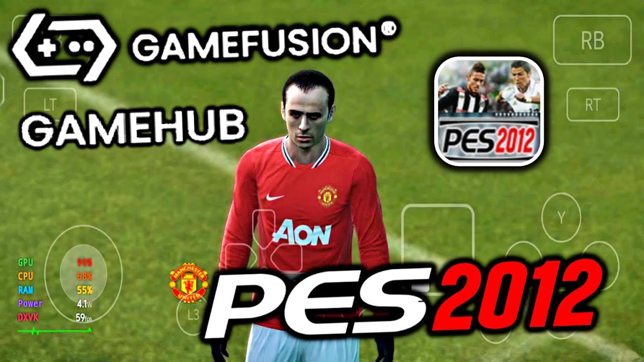 PES 2012 GameFusion/GameHub v2.0.4 ( High 60 FPS ) - PES 12 GameHub Gameplay - New GameHub PES12