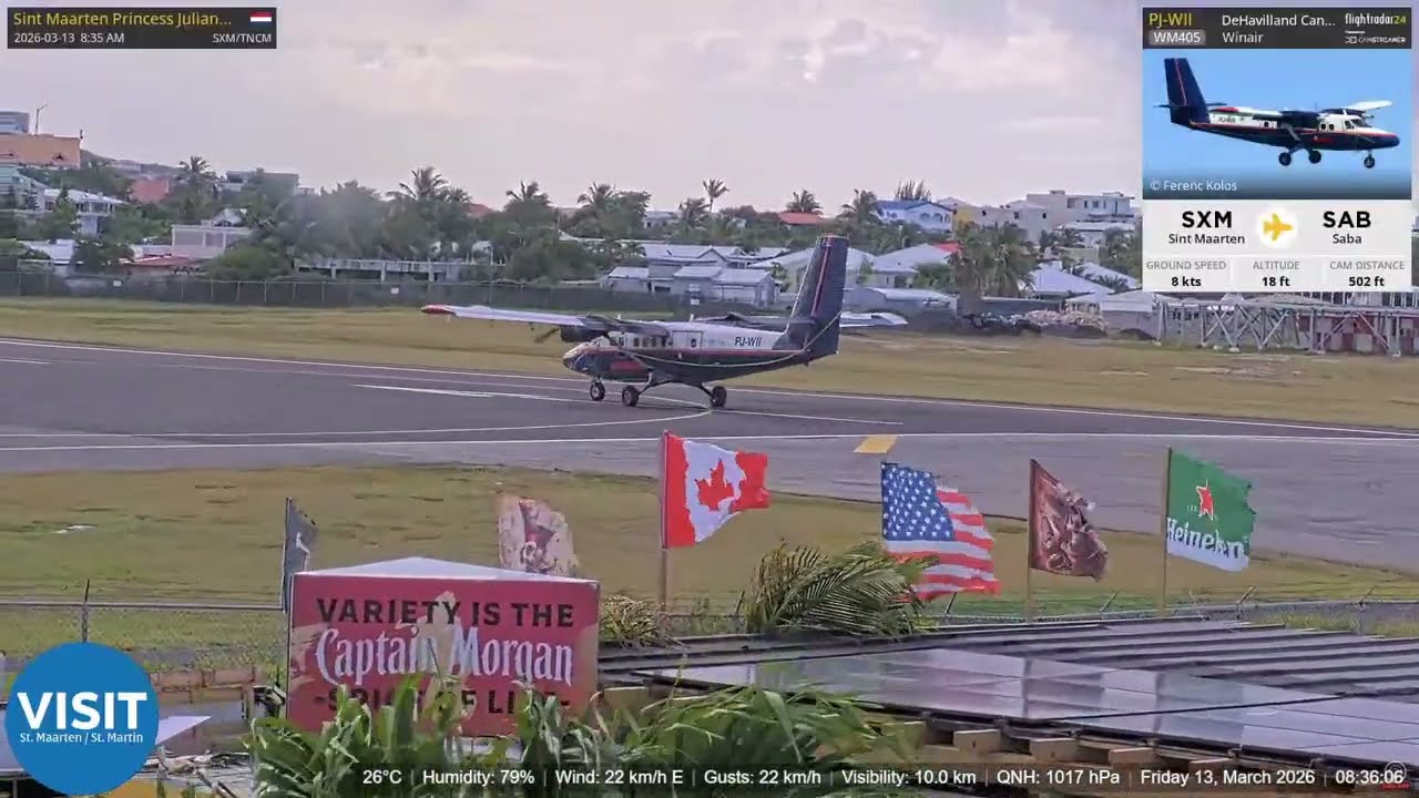 LIVE SXM Airport March 13 ✈️ -  Maho Beach Sint Maarten