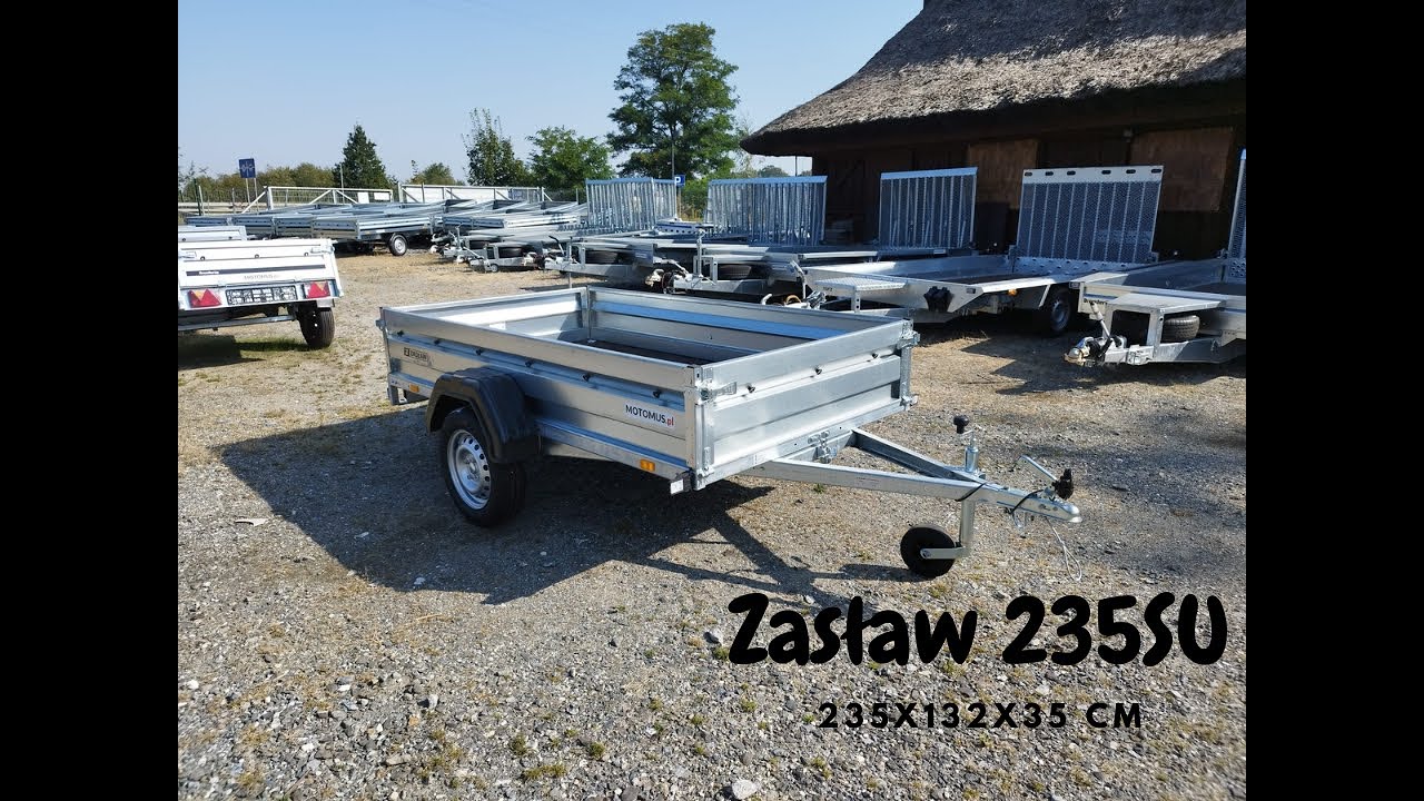 Zasław 235SU Prezentacja przyczepy