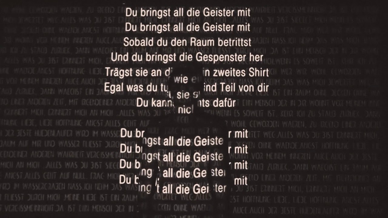Mister Me - Geister (offizielles Lyrikvideo)