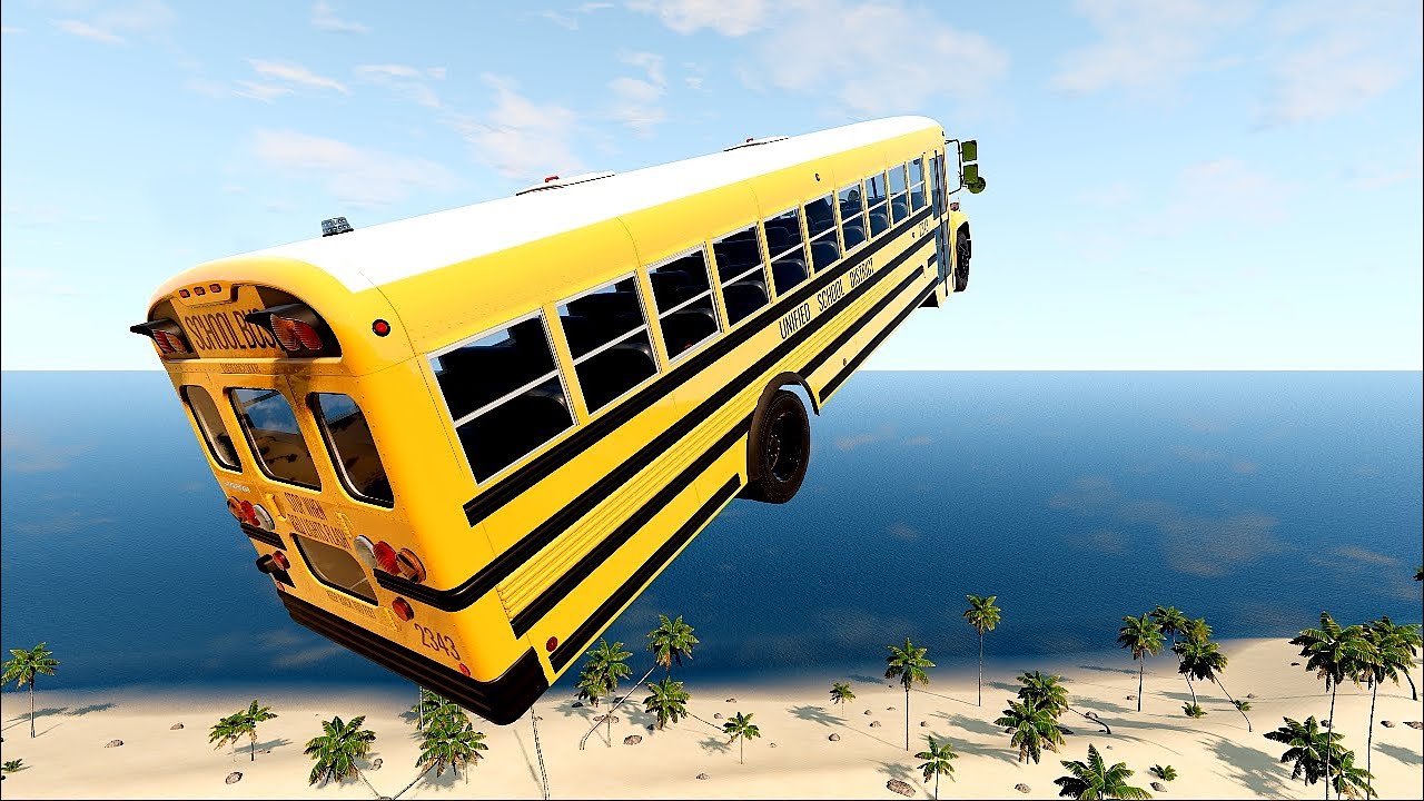 Truck vs High Mega Ramp Physics Test #2 &ndash; Realistic Speed Truck Crash &ndash; BeamNG Drive