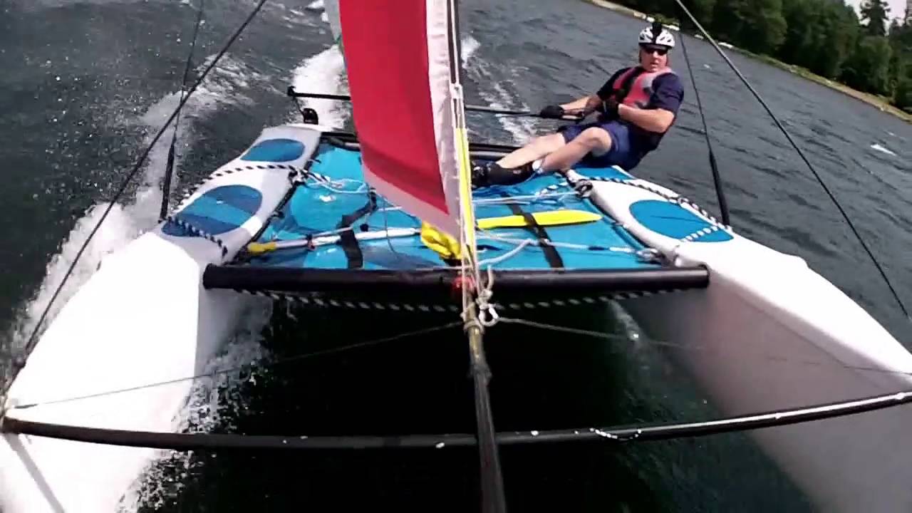 Speed Sailing the Hobie Wave