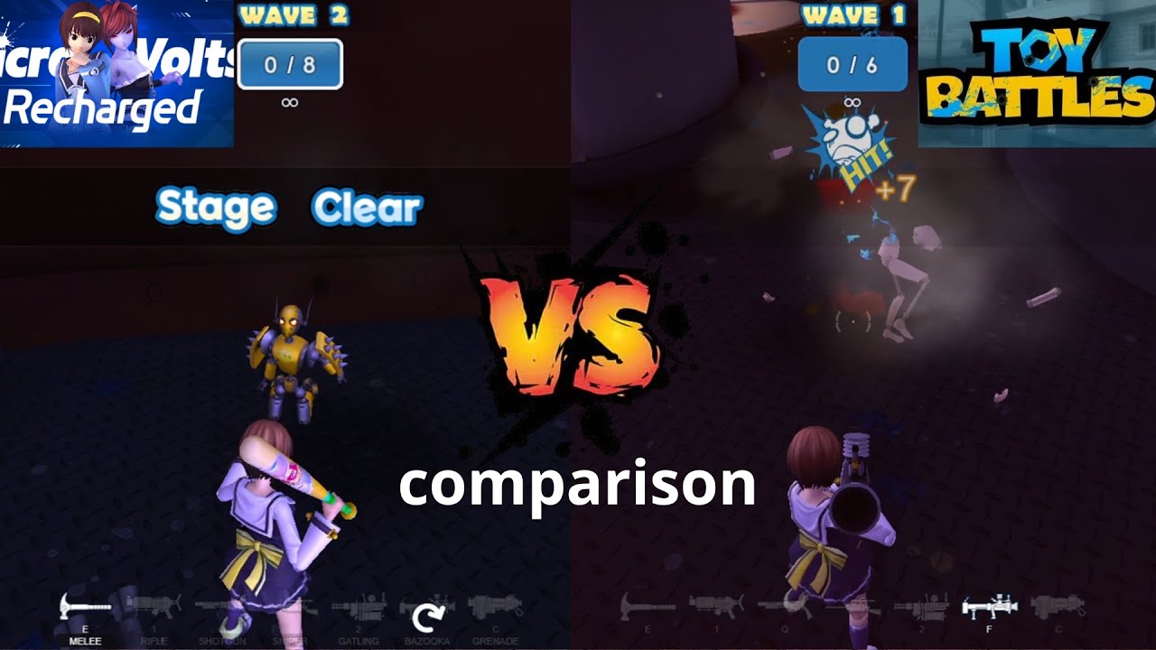 Comparison between: Microvolts Recharged VS Toy Battles....Who is better?
