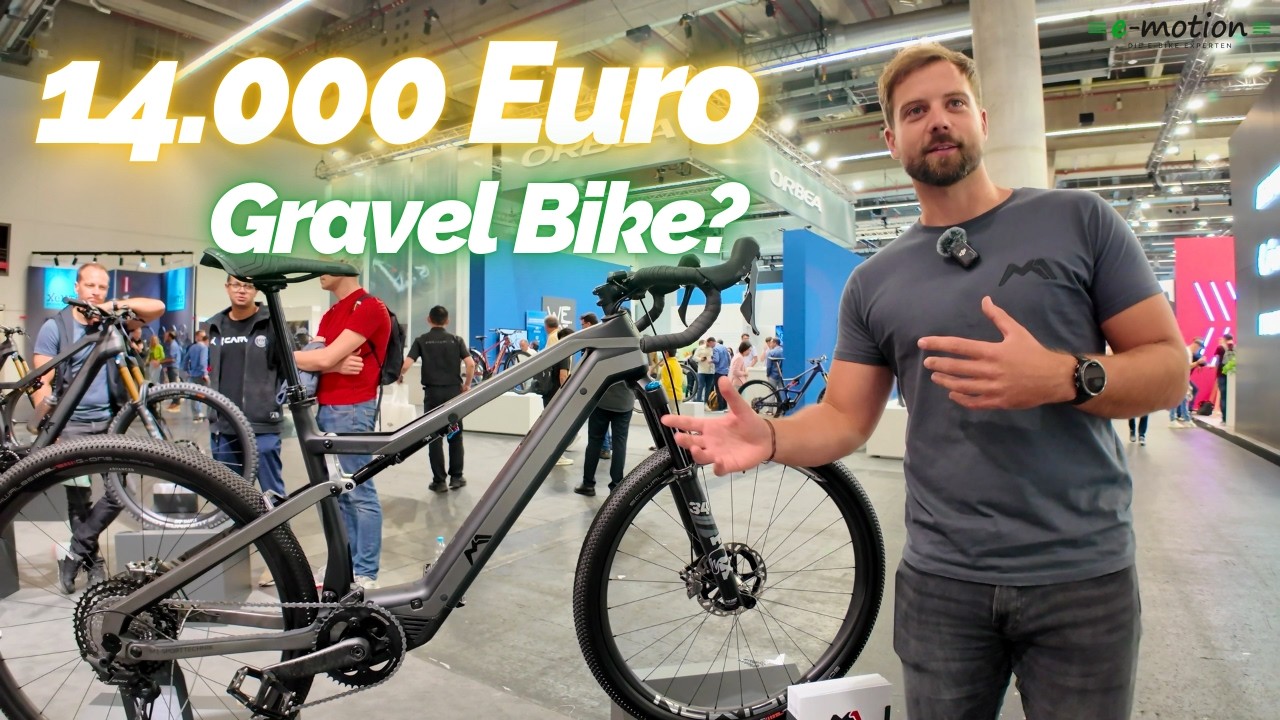 130mm Federweg Gravel e-Bike 🔥 | M1 Full Gravel M1 FG SX vorgestellt auf der Eurobike 2024