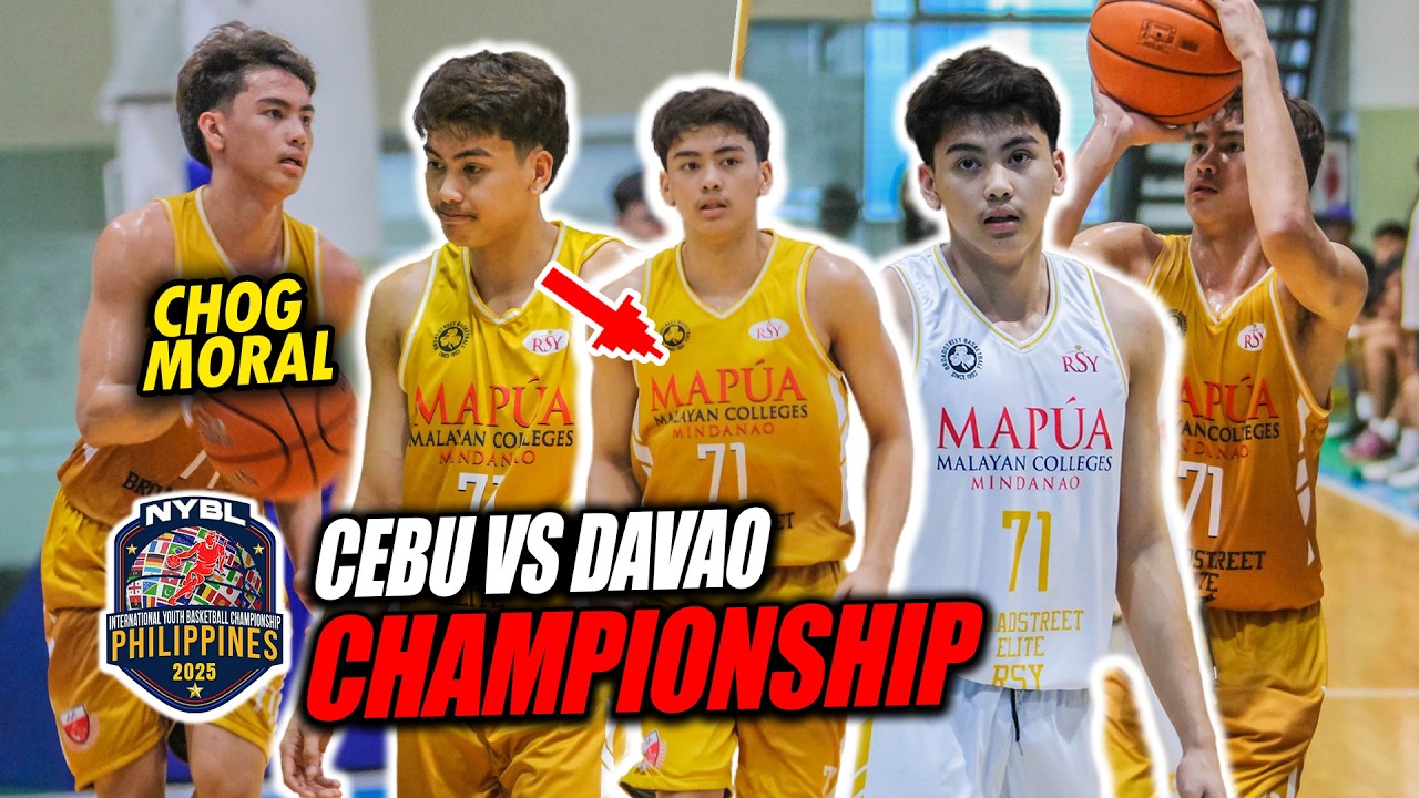 KENJI 'CHOG' MORAL KINUHA NA NG MAPUA? CEBU VS DAVAO | NYBL X IYBC 17U CHAMPIONSHIP