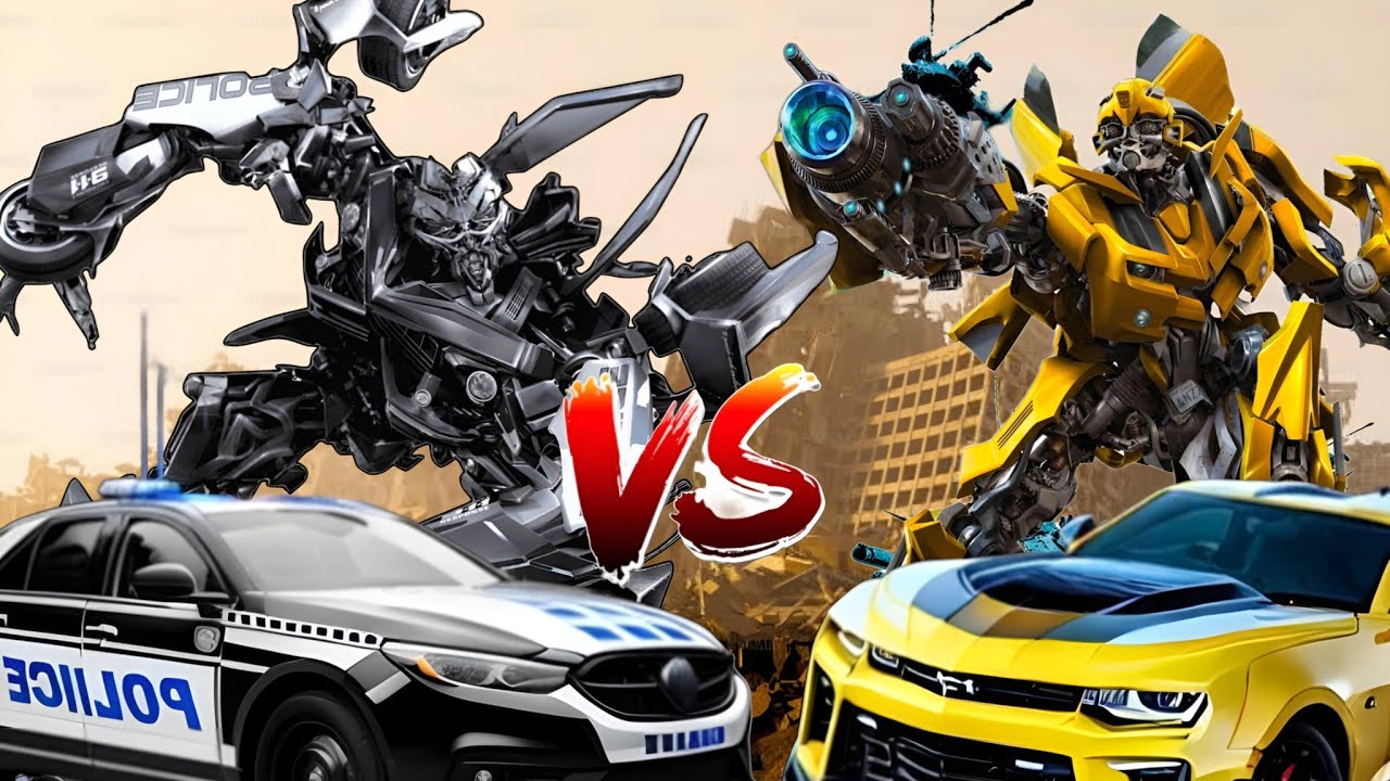 Transformers the game - Barricade VS Bumble bee  #blackout #optimusprime  #decepticons