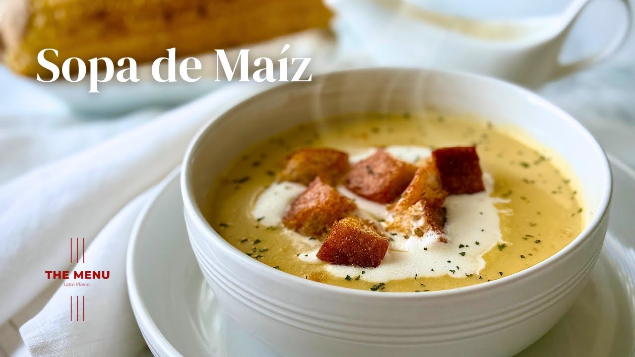 (ENG) Sopa de Maíz Cremosa (Crema de Choclo) | Creamy Corn Soup 