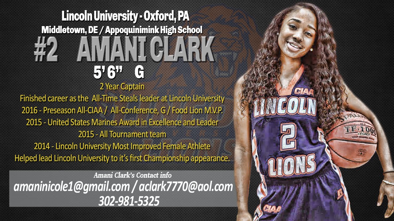 Amani Clark, Lincoln University Women's basketball highlights