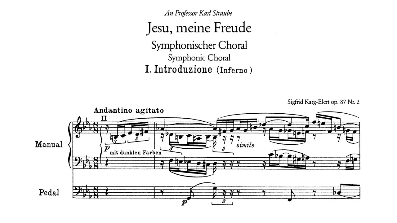 Sigfrid Karg-Elert - Op. 87 No. 2, Symphonic Choral 