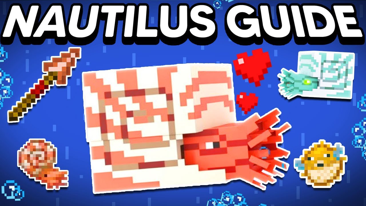 Nowy mob Nautilus w Minecraft &ndash; pełny przewodnik (oswajanie, hodowla, umiejętności i sekrety)