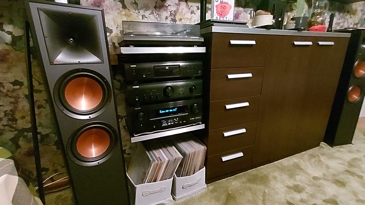 klipsch r820f + denon avr x 2500h