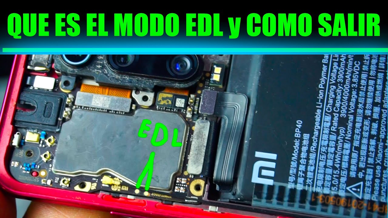 QUE ES MODO EDL Y COMO ENTRAR  XIAOMI edl mode