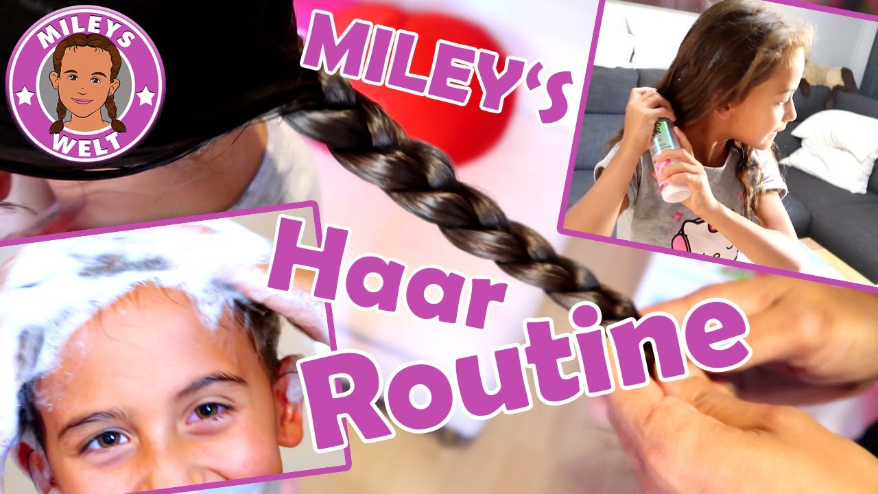 MILEYS HAAR ROUTINE - wie pflege ich meine Haare *Wunschvideo | MILEYS WELT