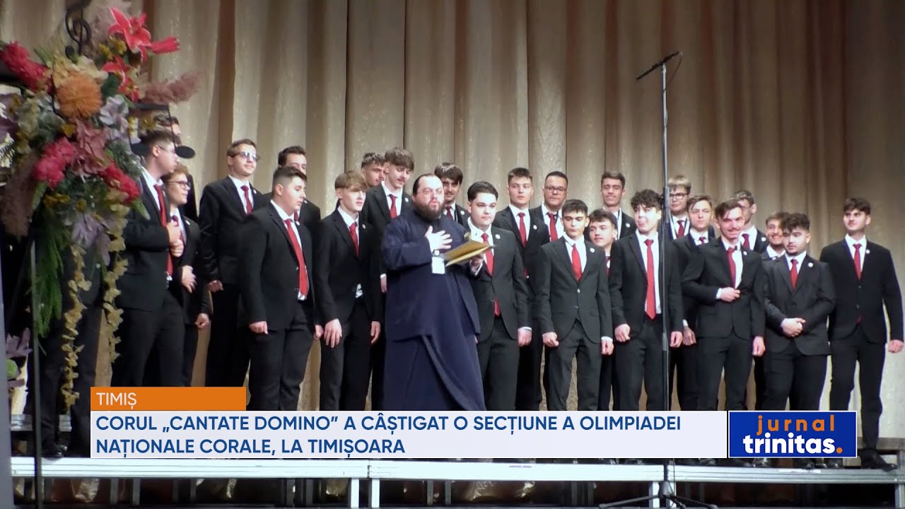 Corul „Cantate Domino” a câștigat o secțiune a Olimpiadei Naționale Corale, la Timișoara