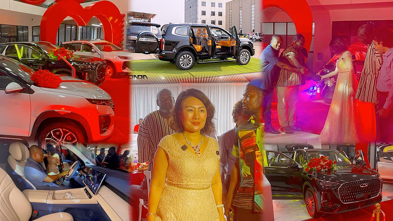 Beautiful😍Zonda Tech Ghana Ltd,Unveil New multi-million-dollar luxury Chery iCar vehicles in Ghana