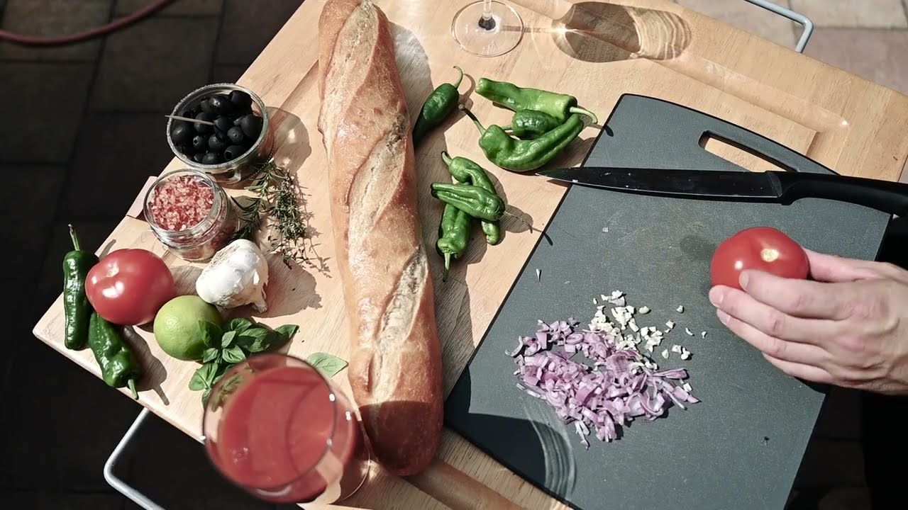 Was passt zu... einem eisgekühlten, trockenen Weißburgunder? Schöne spanische, mexikanische Tapas!