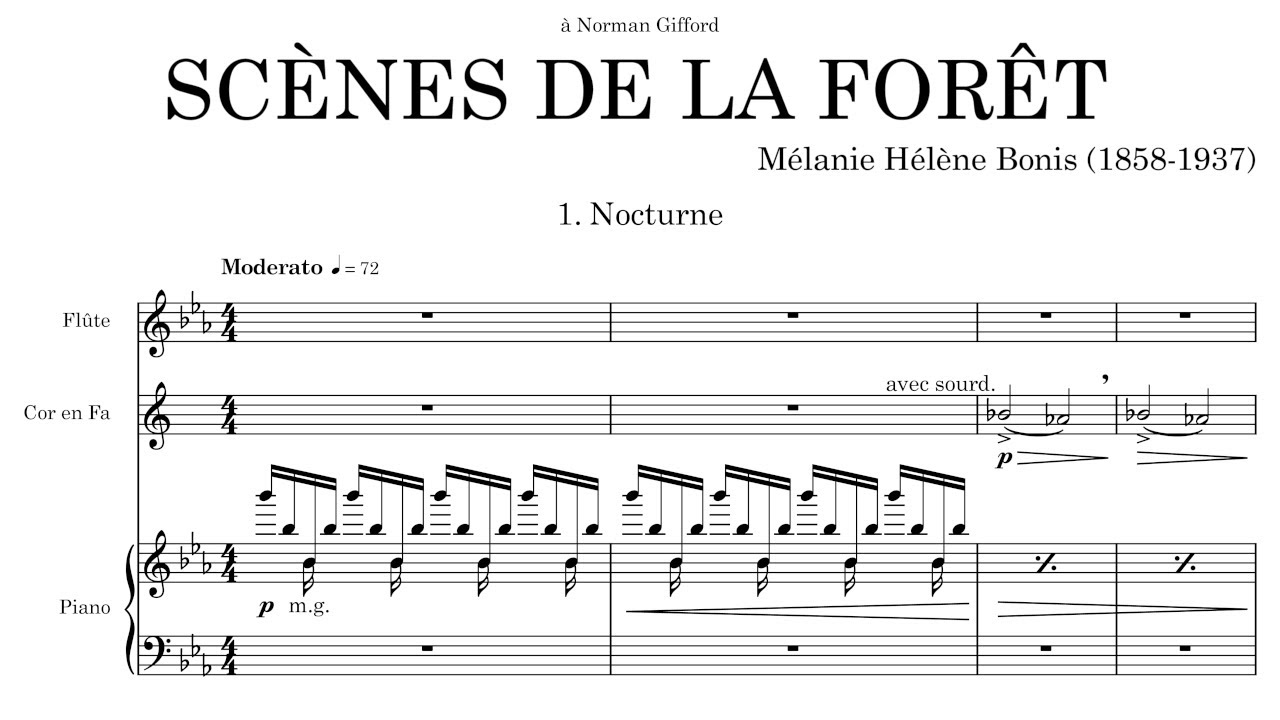 Mel Bonis - Scènes de la forêt (1928)