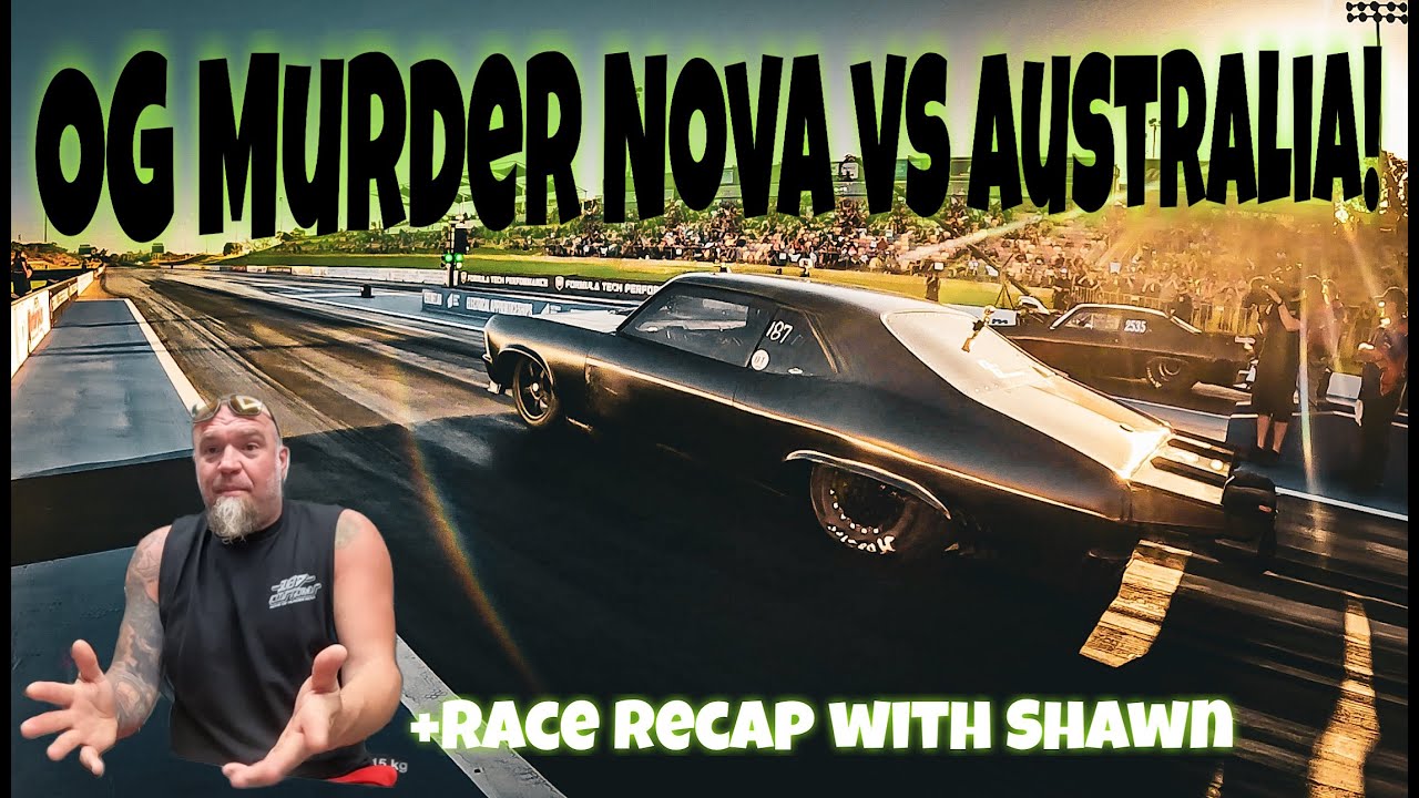 Street Outlaws vs. Australia! Race 1 Recap from Perth Motorplex with Murder Nova!