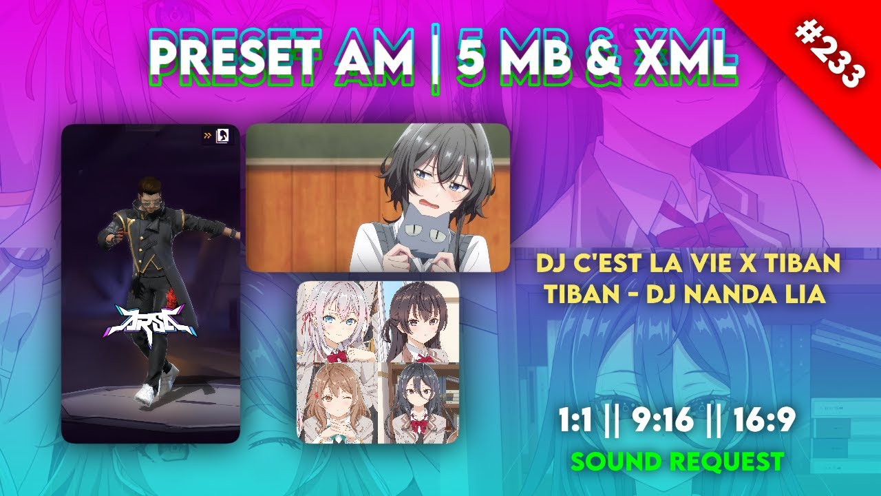 𝗣𝗿𝗲𝘀𝗲𝘁 𝗔𝗠 💌 || 𝟮𝟯𝟯 || DJ C'est La Vie X Tiban Tiban - DJ Nanda Lia 🎟
