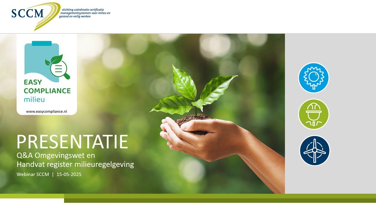 Webinar Handvat en Q&A Omgevingswet en register milieuwetgeving
