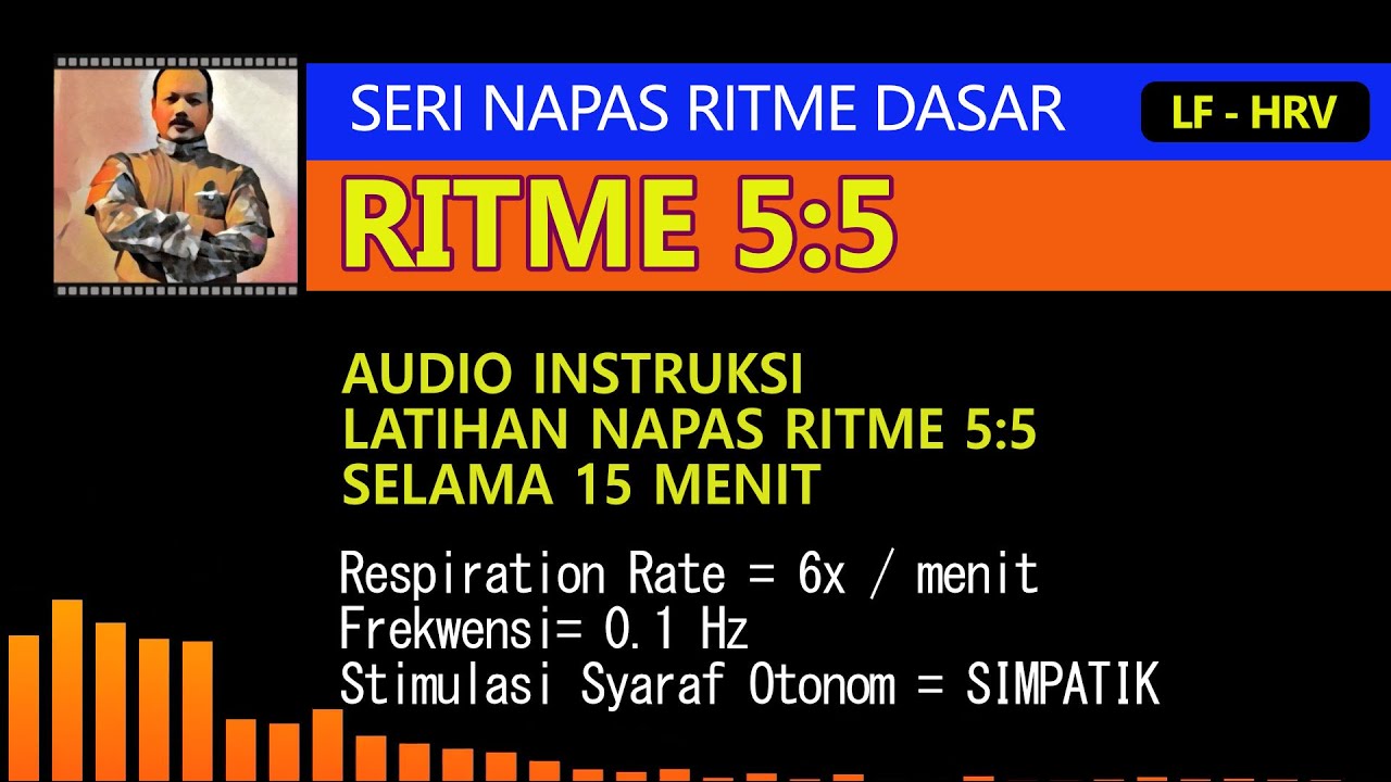 Audio Instruksi Latihan Napas Ritme 5:5 selama 15 menit