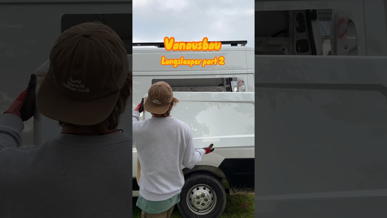 Teil 2 Einbau Longsleeper, 2m Bettl&auml;nge quer im Van 🚐🧡 #vanausbau #diy #vanlife